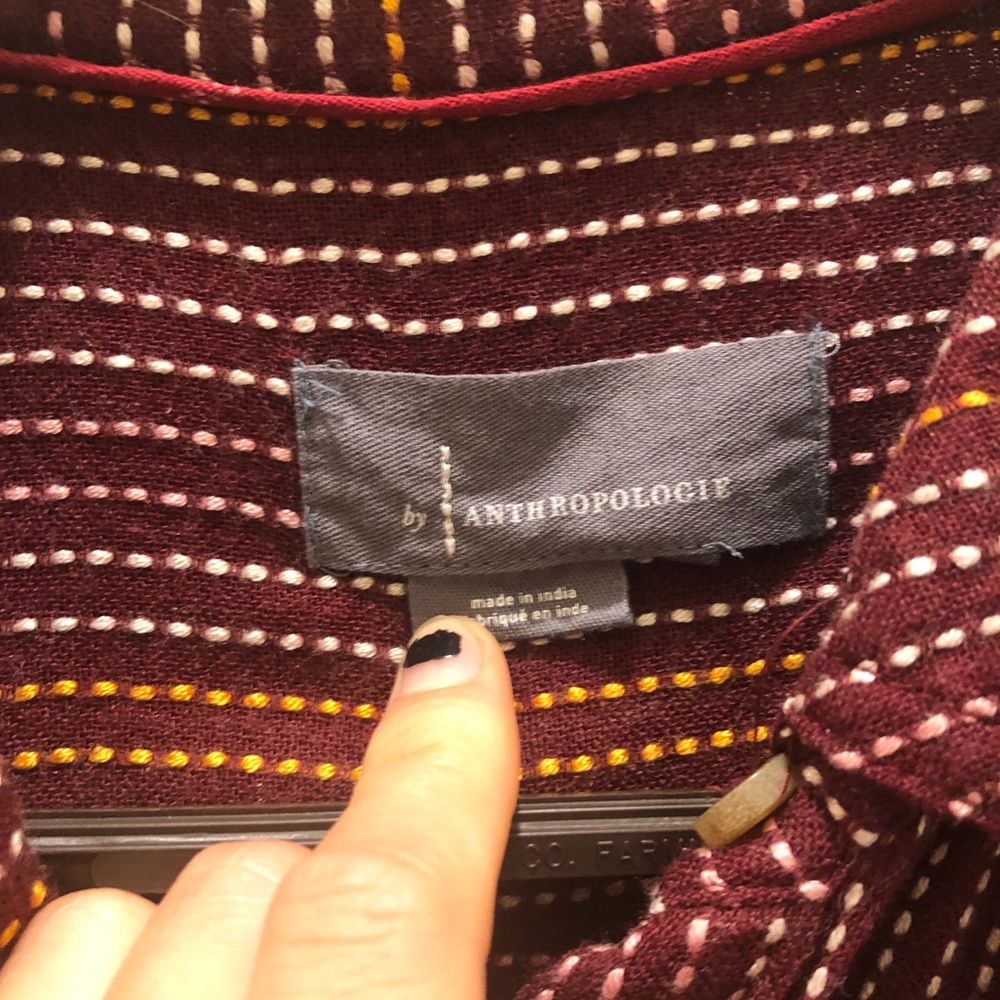 Anthropologie Boho Blouse - Picture 5 of 8